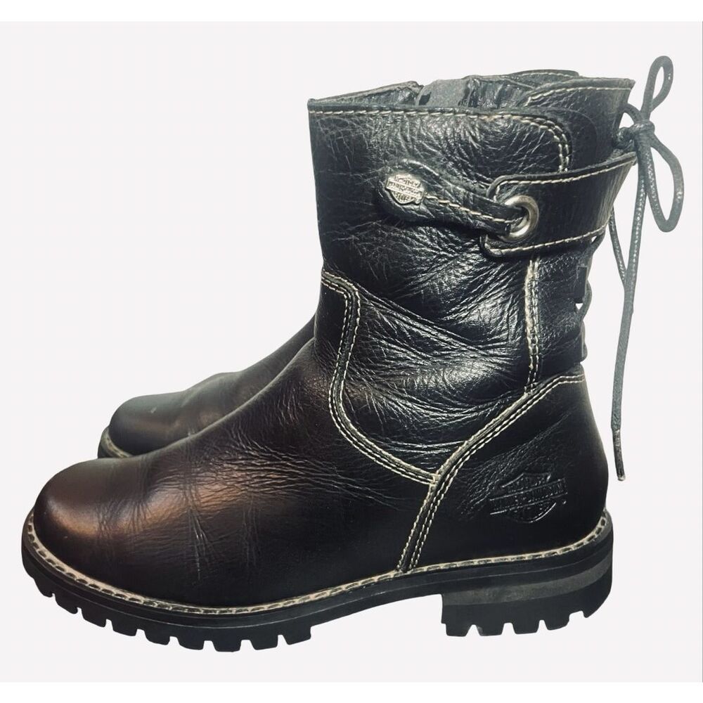Harley-Davidson Leather Riding Boots - Picture 5 of 9